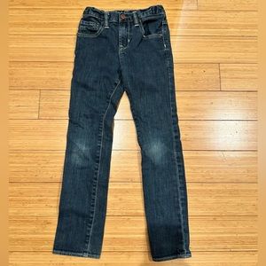 GAP Boys Skinny Jeans Adjustable Waist Washed Navy Size 10